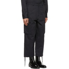 AMI Alexandre Mattiussi Navy Worker Fit Cargo Pants