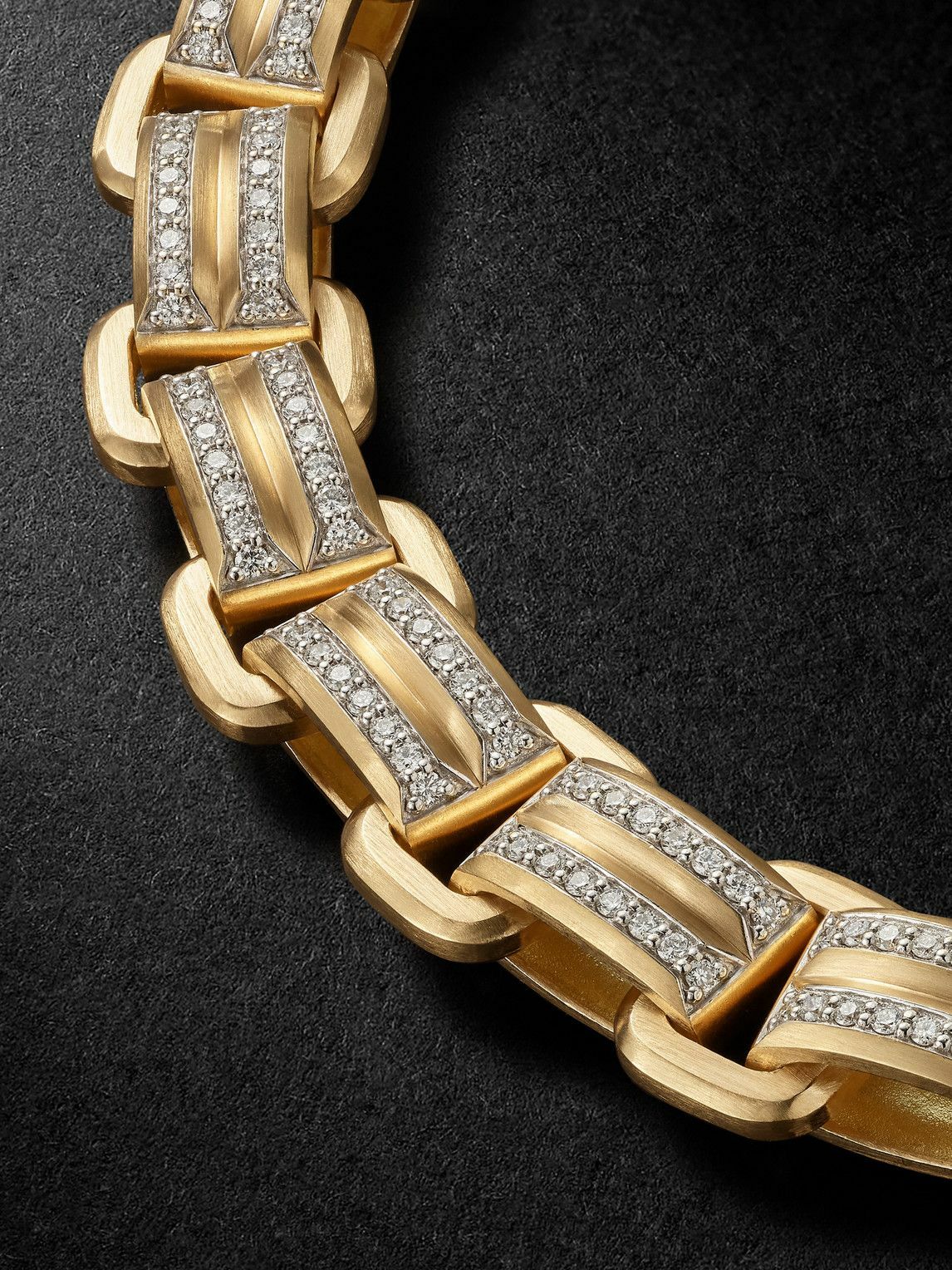 David Yurman - Streamline® 18-Karat Gold Diamond Chain Bracelet - Gold