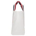 Thom Browne White Bubble Wrap East-West Tote