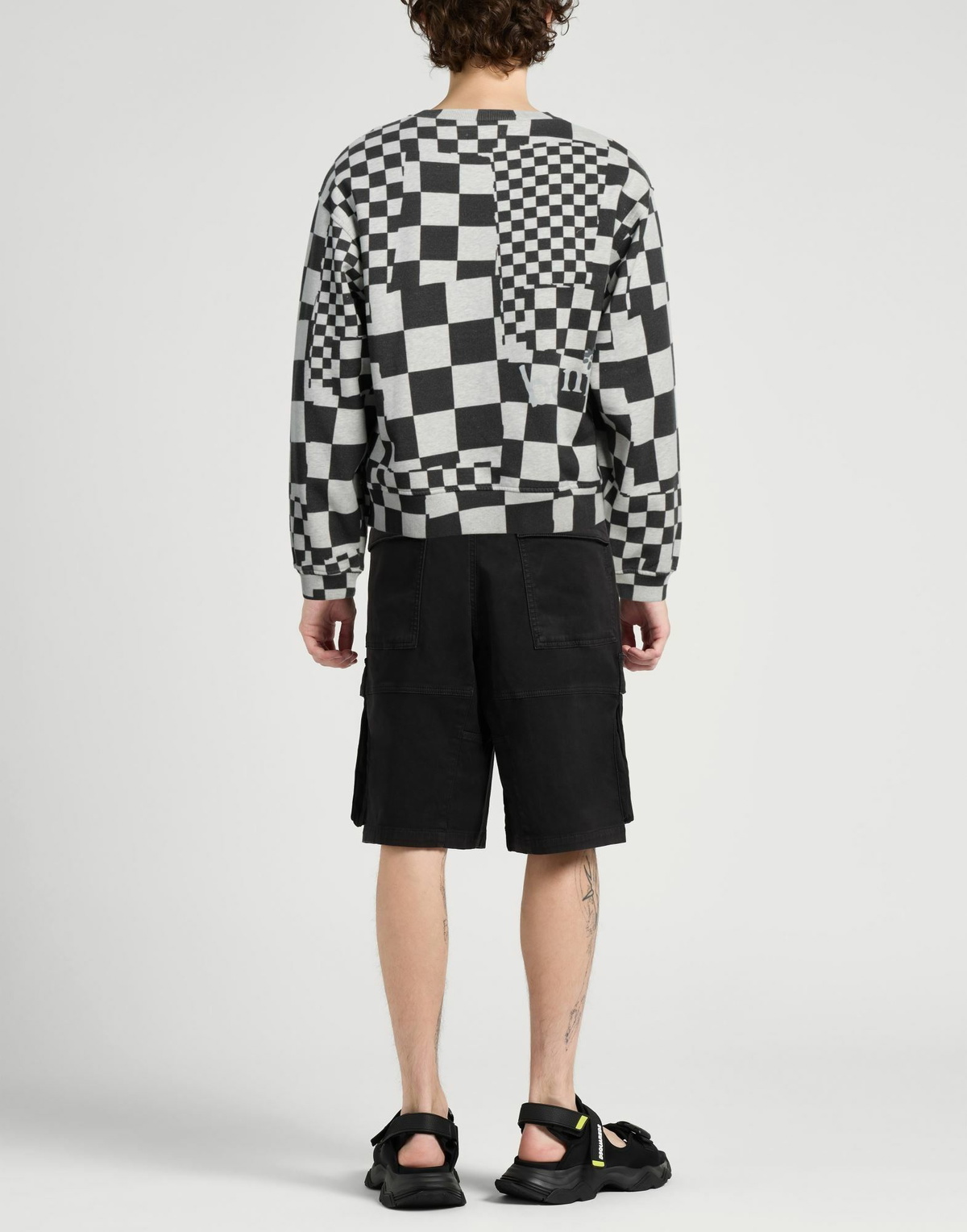 Erl Mens Sweatshirt in Black
