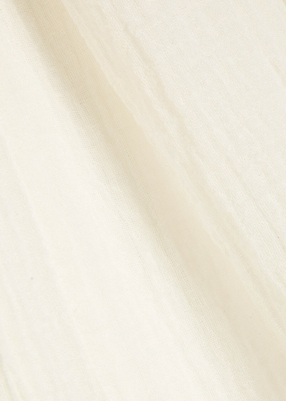 Lisa Marie Fernandez Linen-blend Wide-leg Trousers White