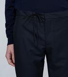 Maison Margiela - Tailored drawstring wool formal pants