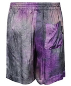 MSGM Printed Viscose Bermuda-shorts