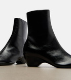 Khaite Leather ankle boots