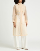 Peserico Womens Overcoat & Trench Coat in Transparent