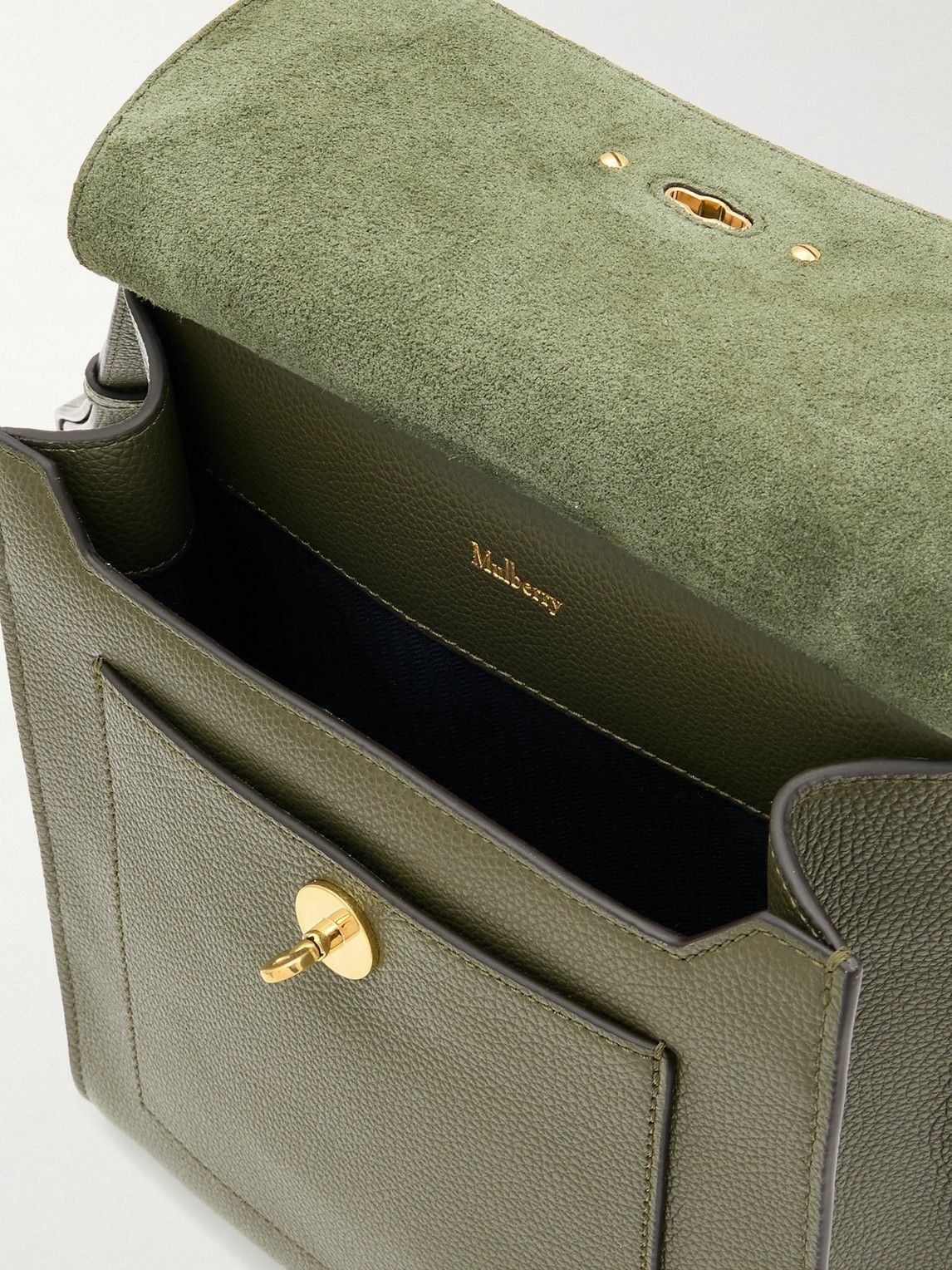 Mulberry - Antony Full-Grain Leather Messenger Bag Mulberry