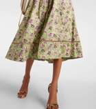 Tory Burch Floral cotton midi dress
