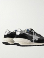 Golden Goose - Marathon Leather-Trimmed Nylon Sneakers - Black