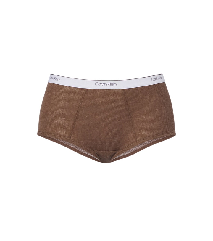 Photo: Calvin Klein Collection Thaïs ribbed-knit cotton-blend briefs