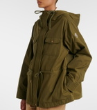 Moncler Serin hooded canvas jacket