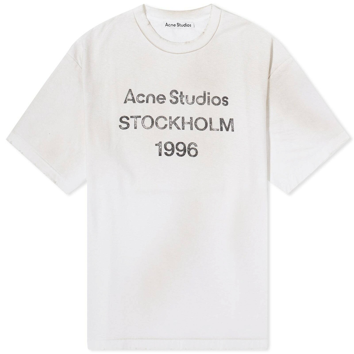 Photo: Acne Studios Exford 1996 T-Shirt in Dusty White