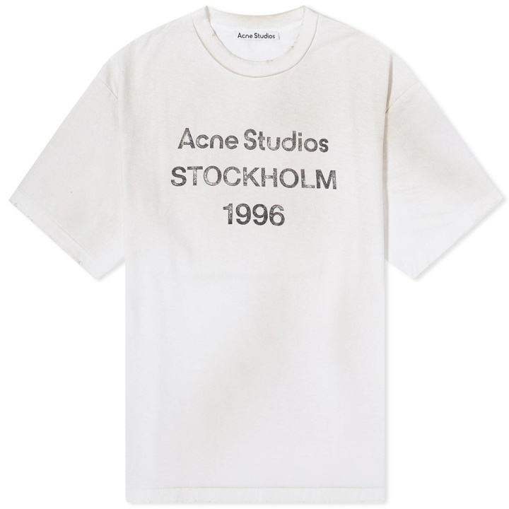 Photo: Acne Studios Exford 1996 T-Shirt in Dusty White