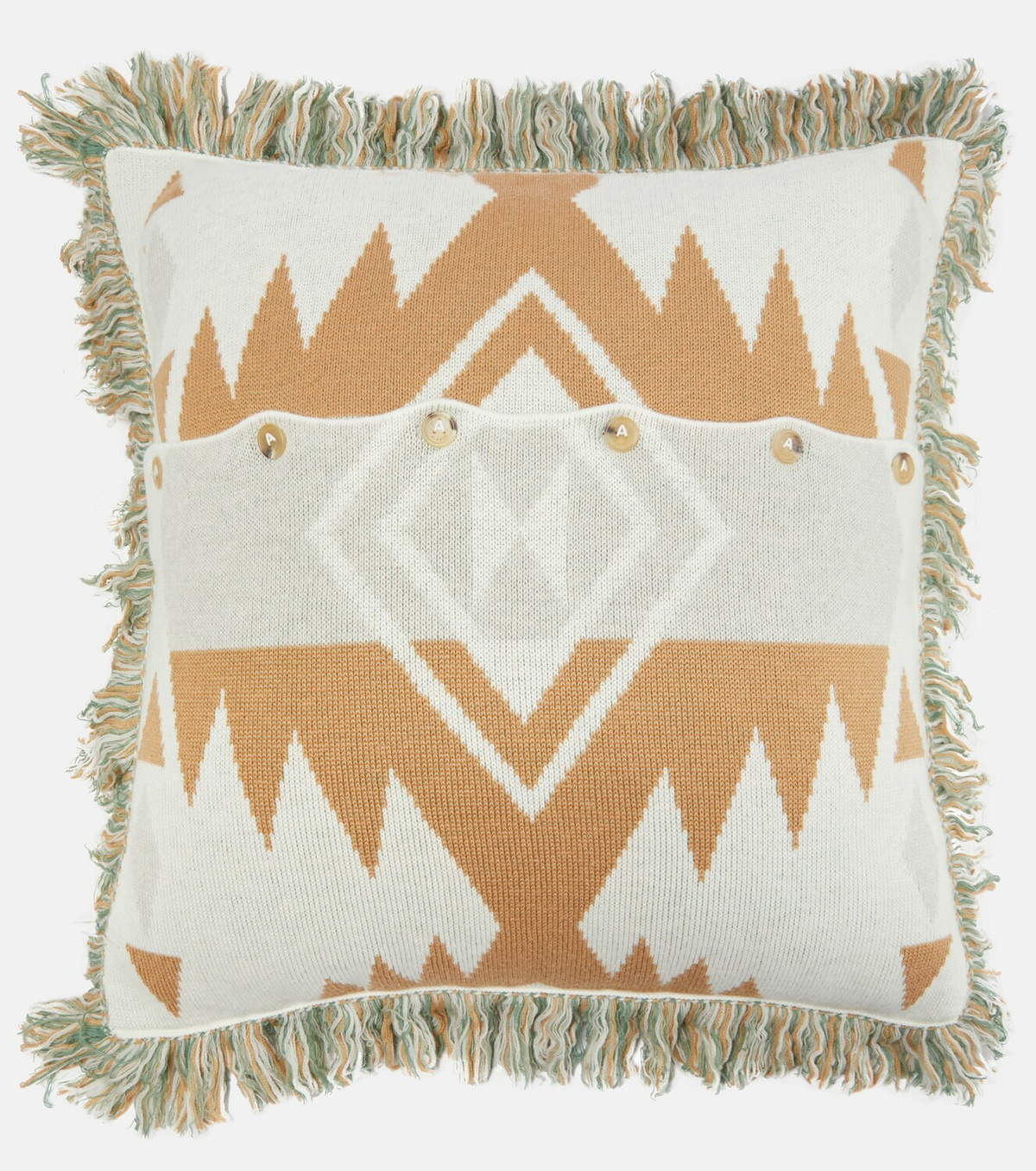 Alanui - Icon wool-blend jacquard cushion