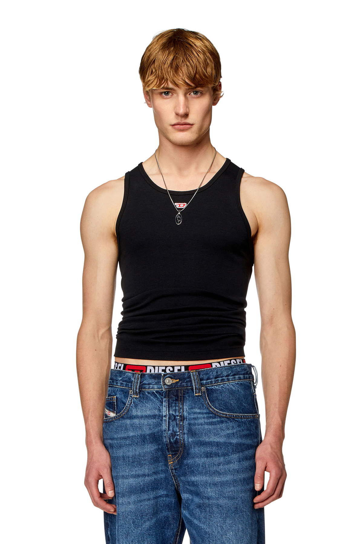 Diesel T-Bunny-Tail logo tie tank top
