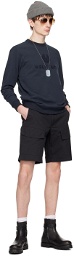 Belstaff Navy Appliqué Sweatshirt