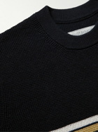 Outerknown - Nostalgic Striped Waffle-Knit Organic Cotton-Blend Sweater - Multi