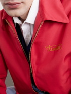 Visvim - Kluane Logo-Embroidered Wool and Silk-Blend Blouson Jacket - Red