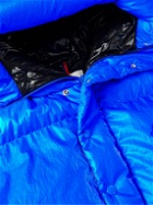 Moncler - Lawu Quilted Ripstop Hooded Down Gilet - Blue