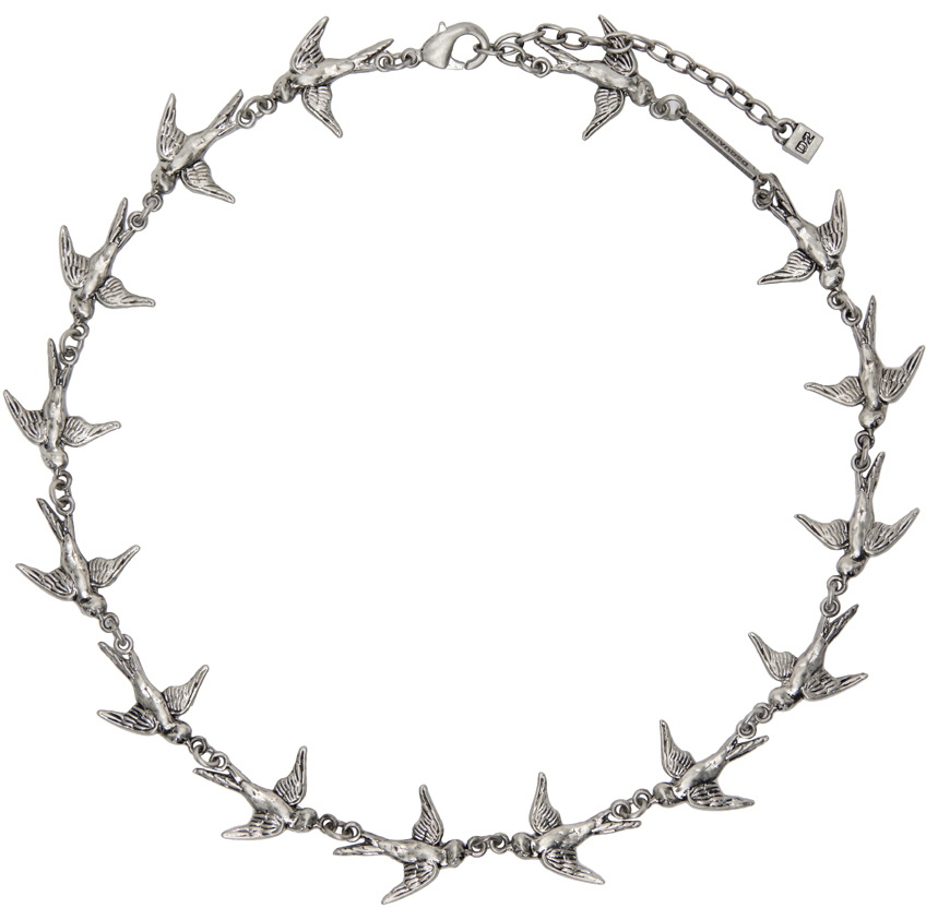Dsquared2 Silver Spring Swallow Choker