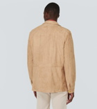 Canali Suede overshirt