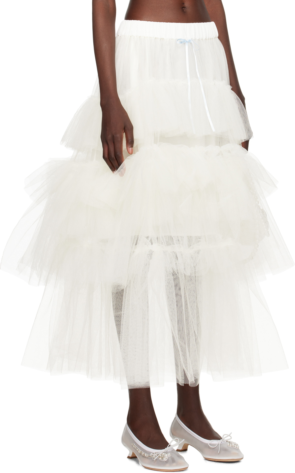 Simone Rocha SSENSE Exclusive Bridal Capsule Tutu Maxi Skirt