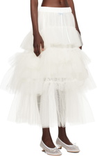 Simone Rocha SSENSE Exclusive Bridal Capsule Tutu Maxi Skirt
