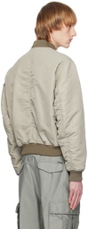 TOM FORD Taupe Compact Bomber Jacket