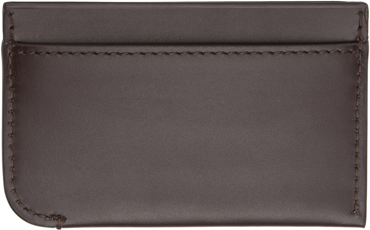 JACQUEMUS Brown 'Le Porte Curvo' Card Holder