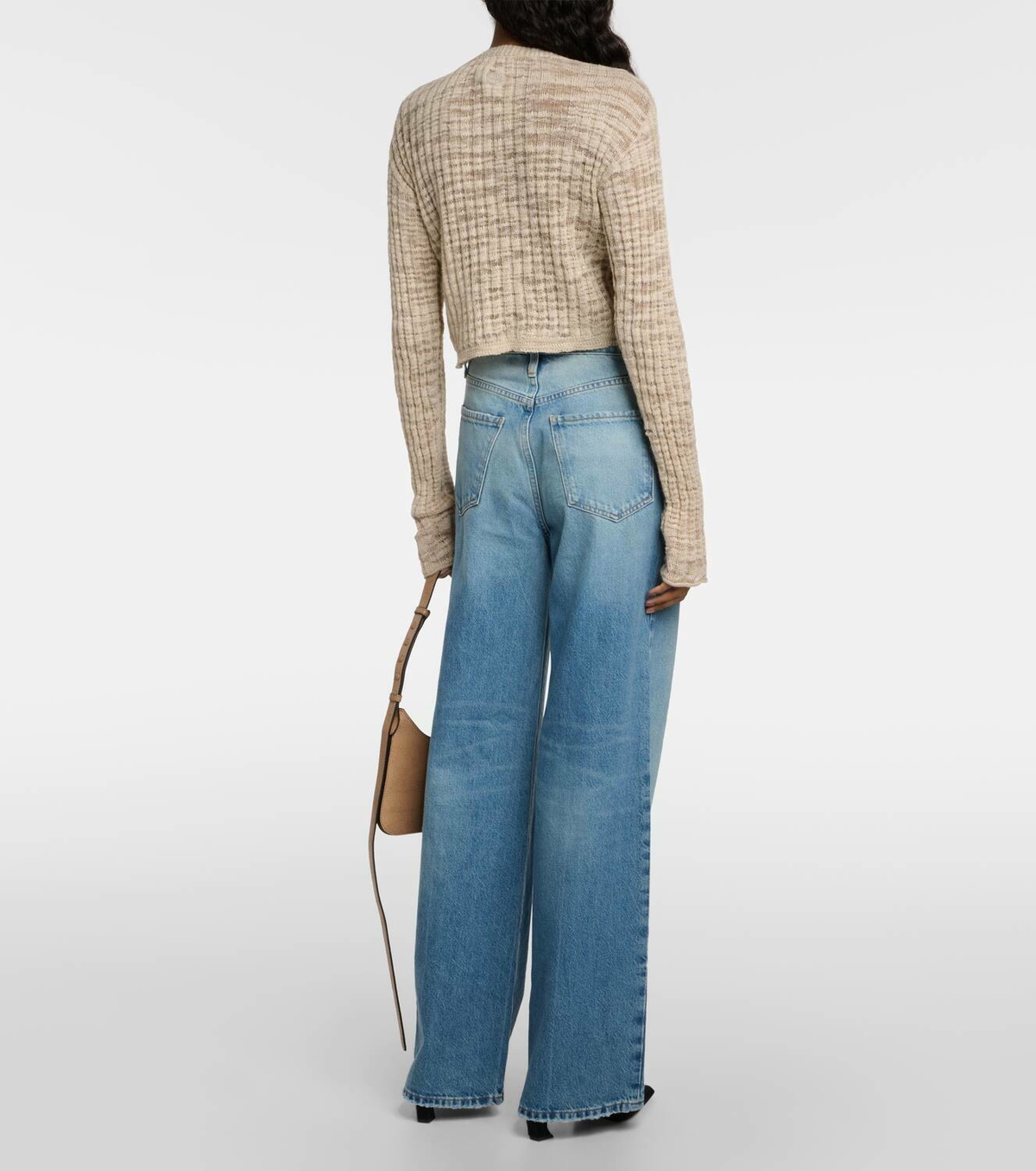 Frame Le Jane high-rise wide-leg jeans Frame Denim