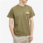 Service Works Men's Sunny Side Up T-shirt in Olive