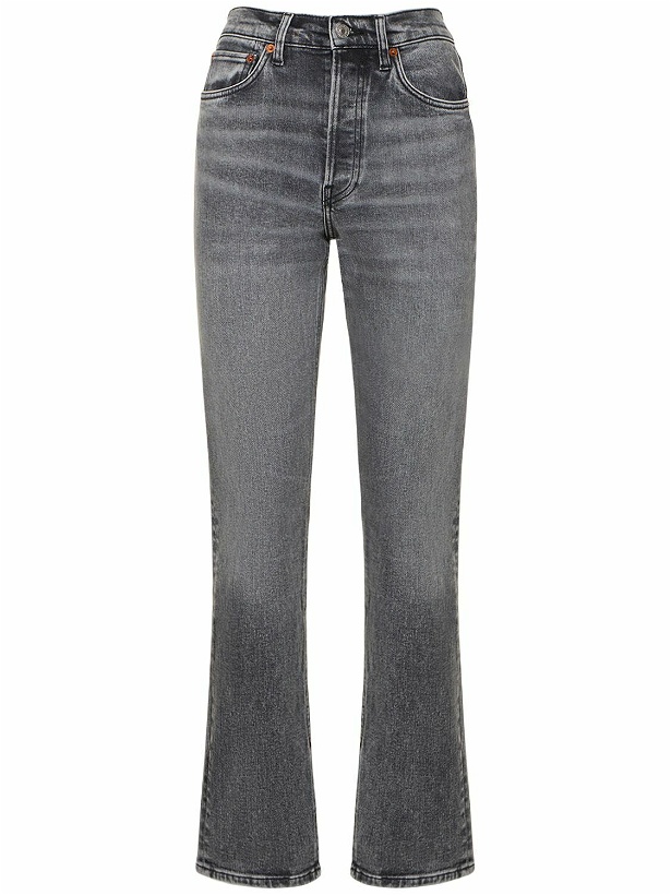 Photo: RE/DONE - 70s Skinny Boot Cotton Denim Jeans
