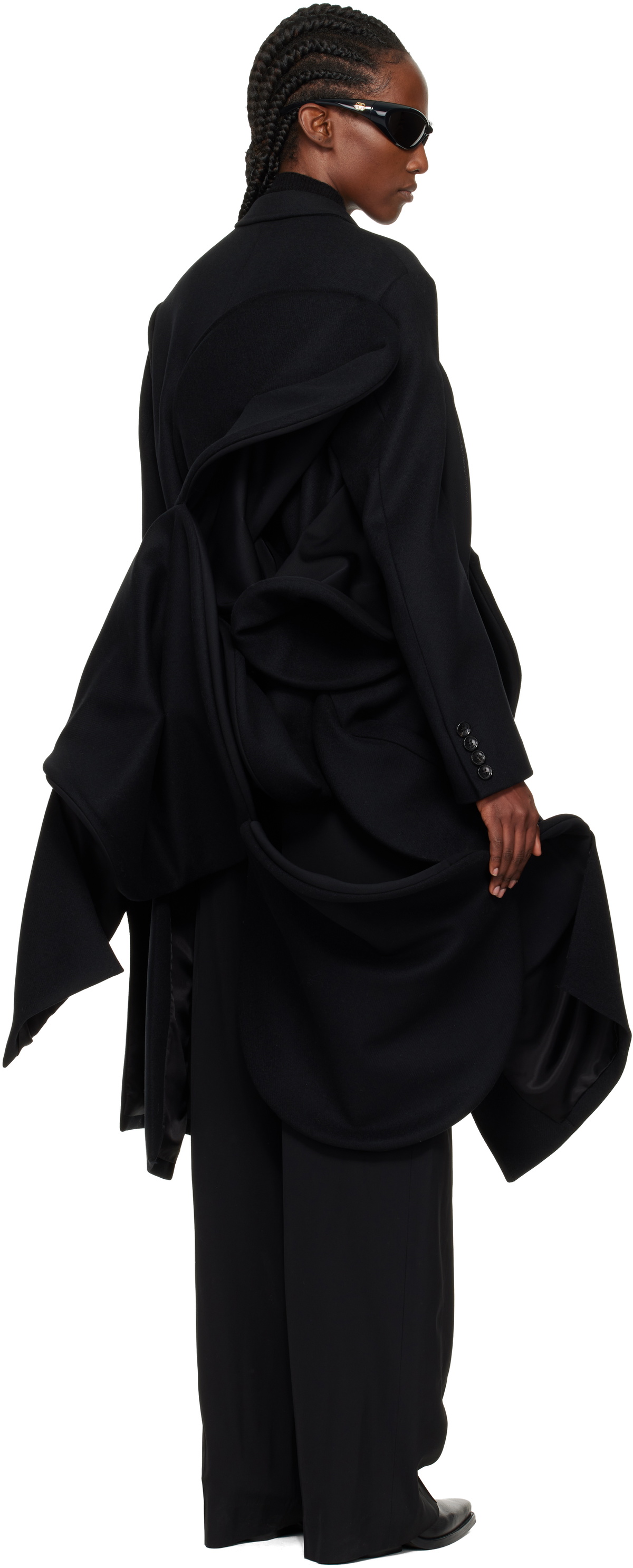 Junya Watanabe Black Structured Coat