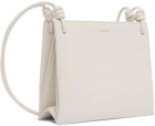 Jil Sander Off-White Calfskin Small Shoulder Bag