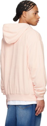 ABRA Pink Oversize Zipped Hoodie