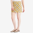 House Of Sunny Women's Bias Cut Check Skirt in Multi