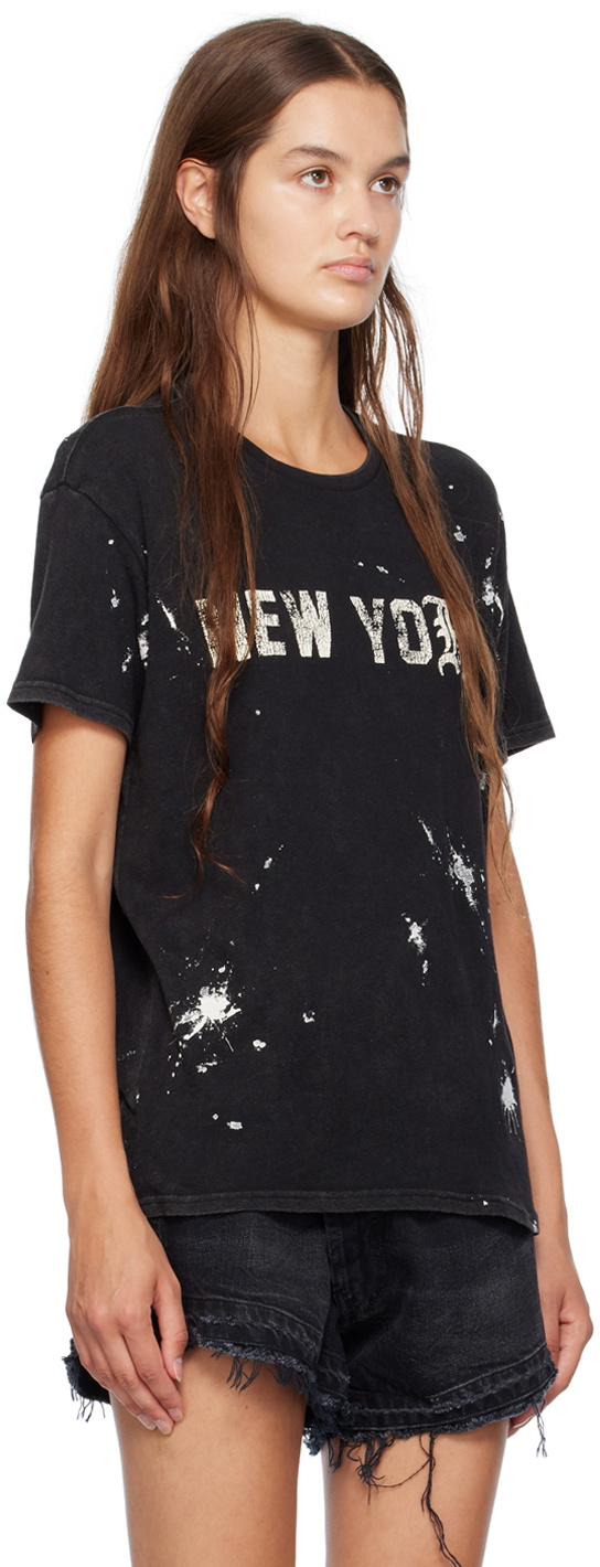 R13 Black New York T Shirt R13