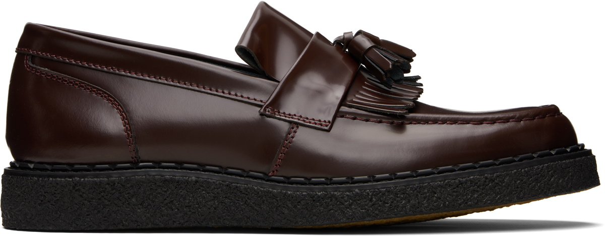 Fred Perry Men's Leather Loafer in Oxblood Fred Perry