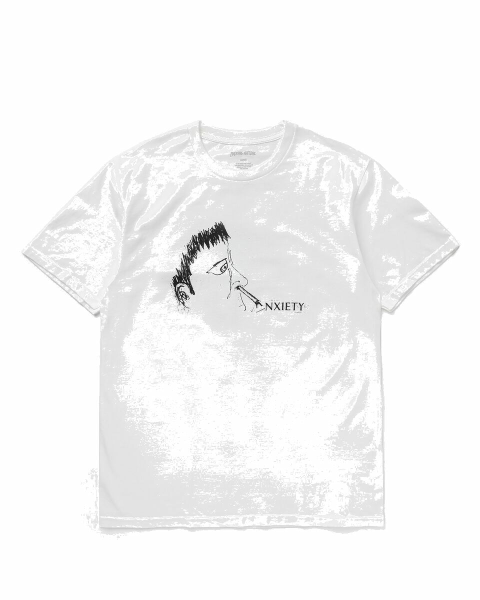 Photo: Fucking Awesome Anxiety Tee White - Mens - Shortsleeves