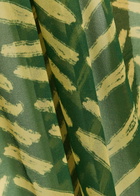 Johanna Ortiz Secret Garden Patterned Georgette Maxi Kaftan Dress Green
