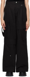 Wooyoungmi Black Carpenter Trousers