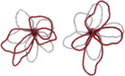 1CONCEPT Poisoned Lilies Earrings