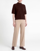 Manila Grace Womens Turtleneck Burgundy