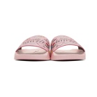 Dolce and Gabbana Pink Millennials Pool Slides