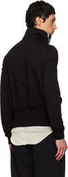Rick Owens Black Temple Bauhaus Jogger Sweatshirt