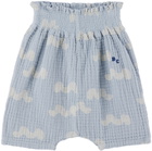 Bobo Choses Baby Blue Waves Lounge Pants