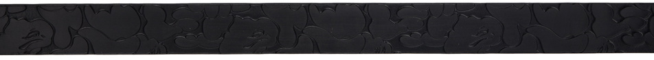 BAPE Black Neon Camo Narrow Leather Belt