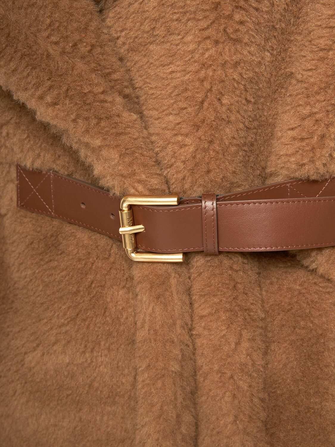 【Max Mara】 ケープ TEDDY NEW ABAVO Teddy fabric cape, camel | 