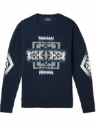 Pendleton - Chief Joseph Jacquard-Knit Wool Sweater - Blue