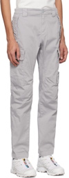 C.P. Company Gray Garment-Dyed Cargo Pants
