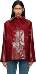 KASSL Editions Red Original Hip Lacquer Jacket